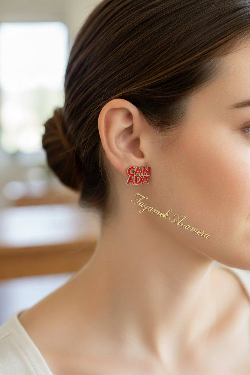 Canada Day & World Cup Earrings | Boucles d'Oreilles Canada