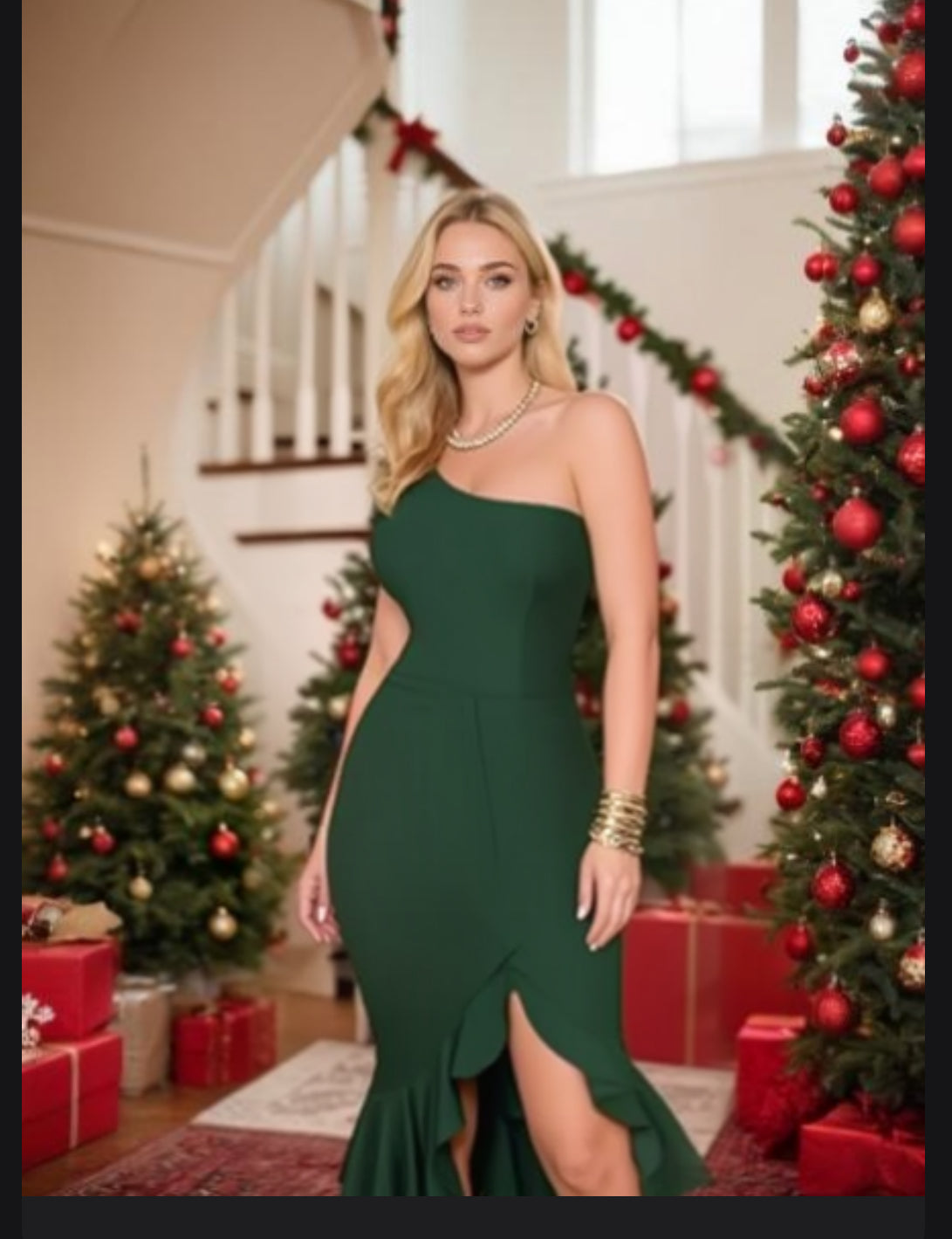 Tayamek Anamera – Elegant Emerald Party Dress