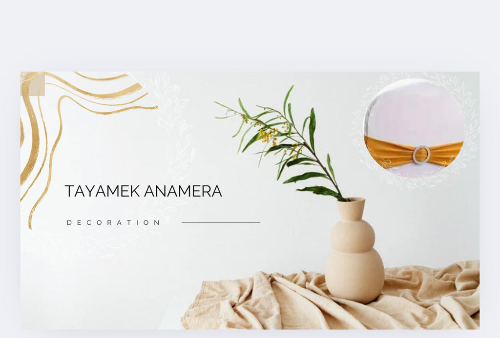 Decorative Ribbons Rental All Colors | Tayamek Anamera Events