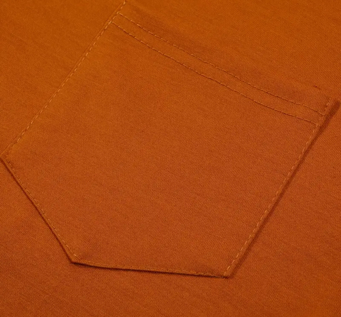 Men's Retro Short Sleeve Shirt – Orange | Tayamek Anamera