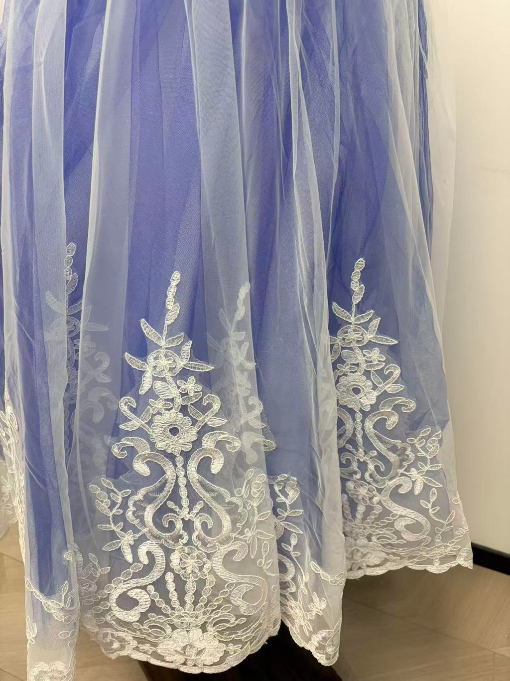 Girls Lace Princess Dress for Birthday Party Wedding Bridesmaid Prom Formal Ball Gown Puffy Tulle Dresses