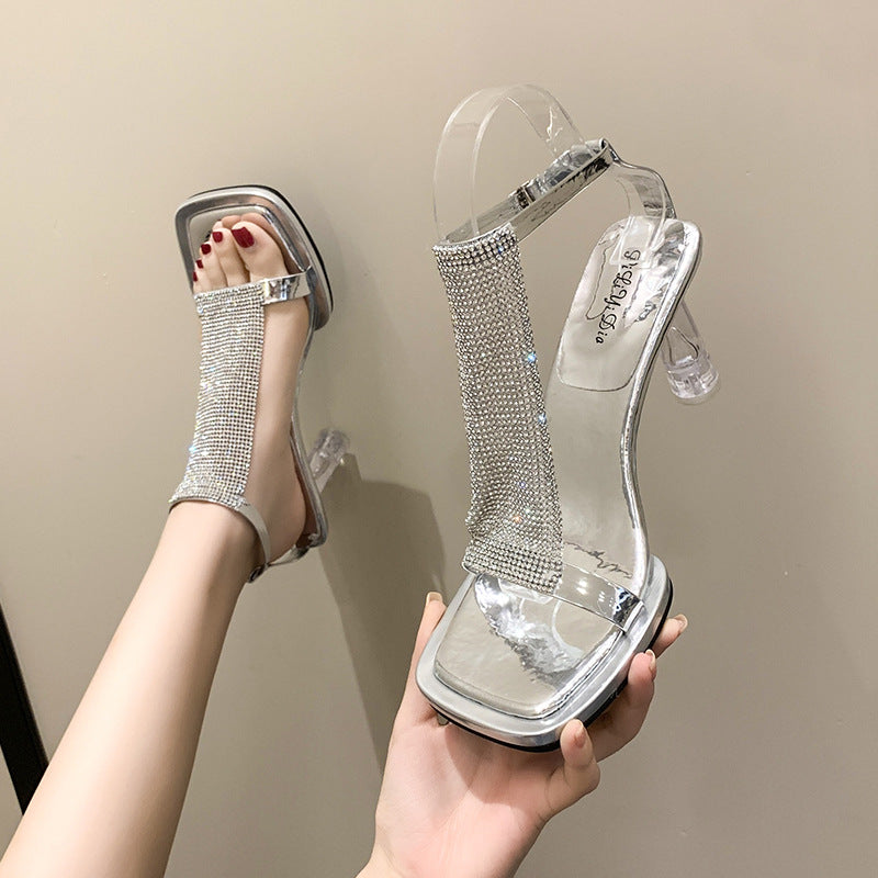 Women's Summer Slip-On Square Toe Sandals
