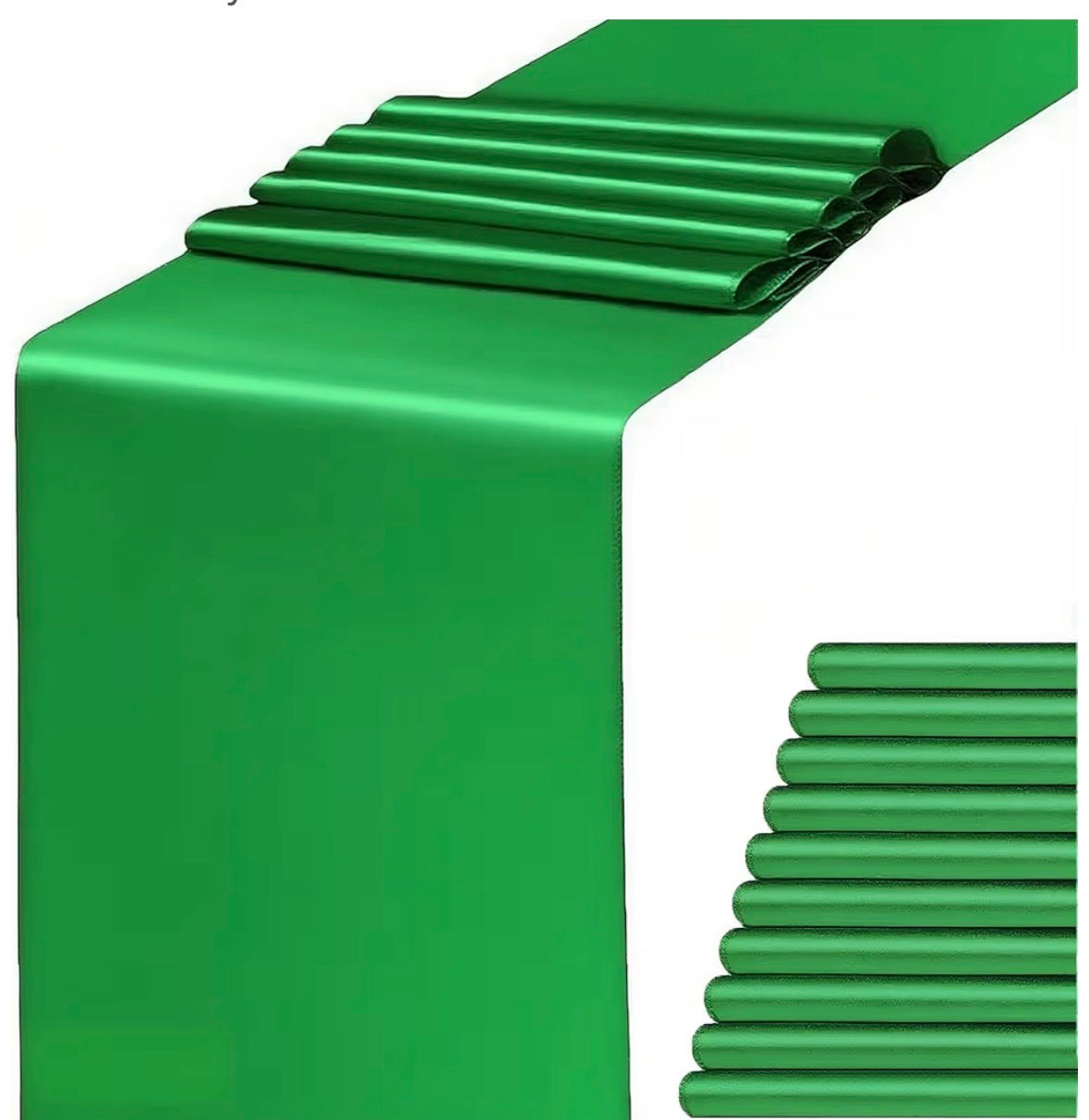 Satin Table Runner – 12 x 108 in | Tayamek Anamera Rental