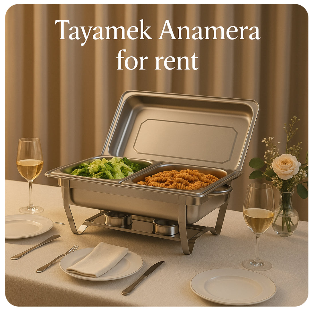 Chafing Dish Rental | Tayamek Anamera