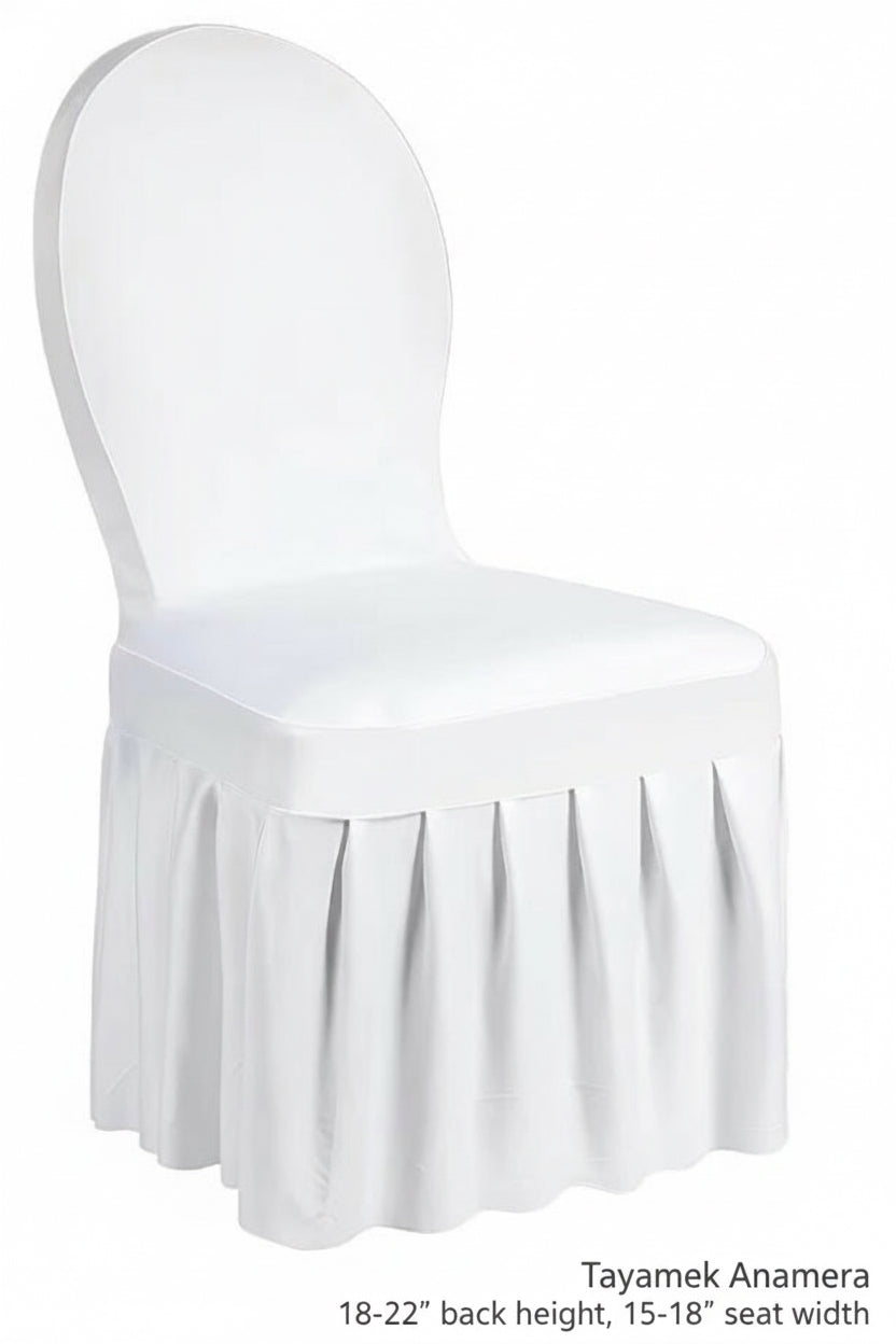 Chair Cover Rental – Per Unit | Tayamek Anamera