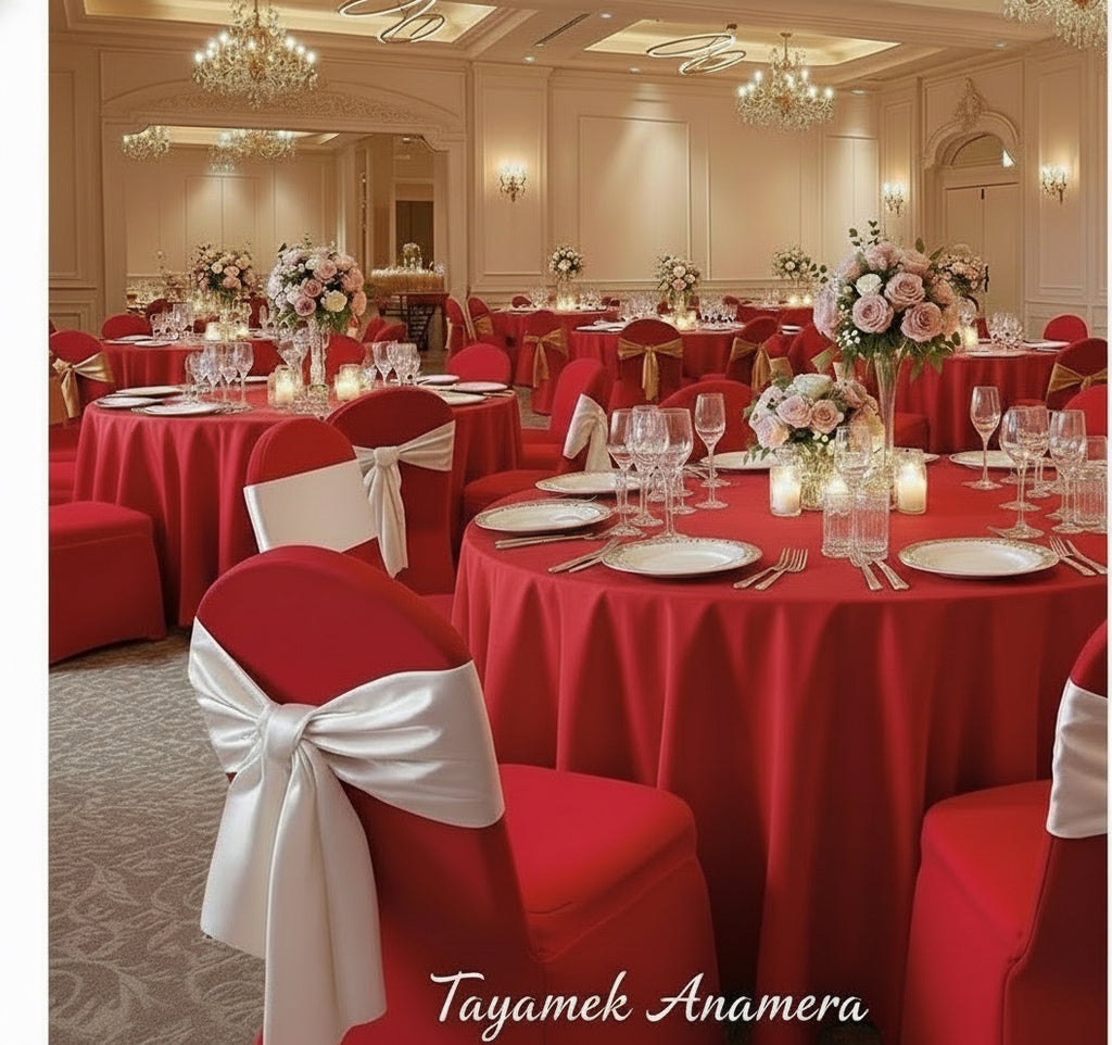 Chair Cover Rental – Per Unit | Tayamek Anamera
