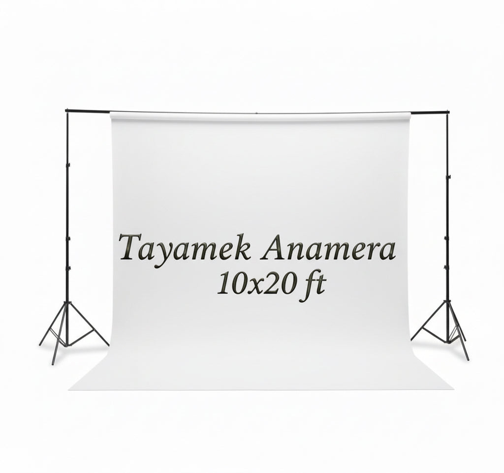 10x20 ft Heavy Duty Back Drop Adjustable Stand, Photo Backdrop Stand Kit for Photography - Rental
