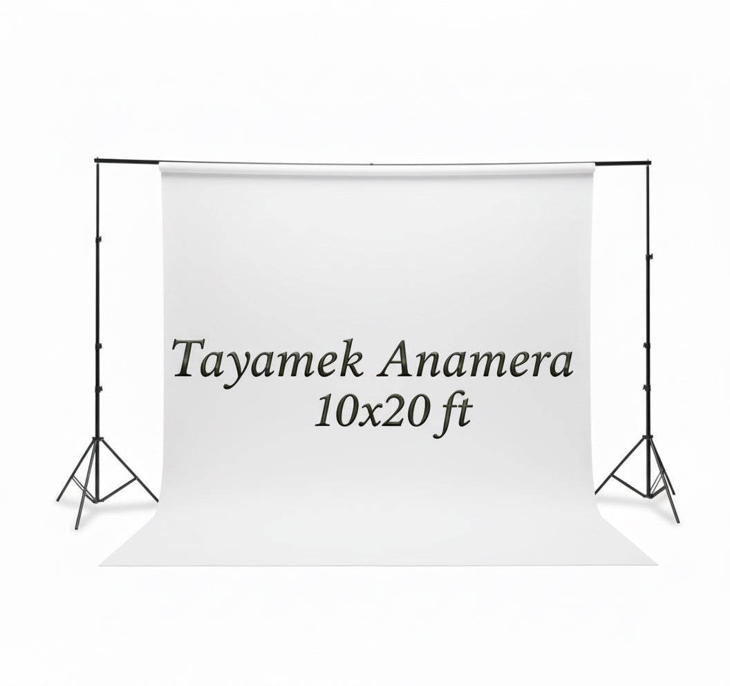 10x20 ft Heavy Duty Back Drop Adjustable Stand, Photo Backdrop Stand Kit for Photography - Rental