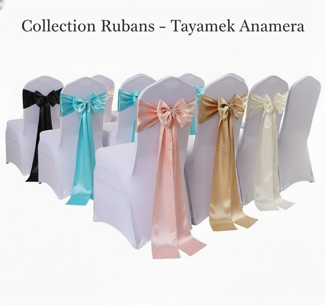 Decorative Ribbons Rental All Colors | Tayamek Anamera Events