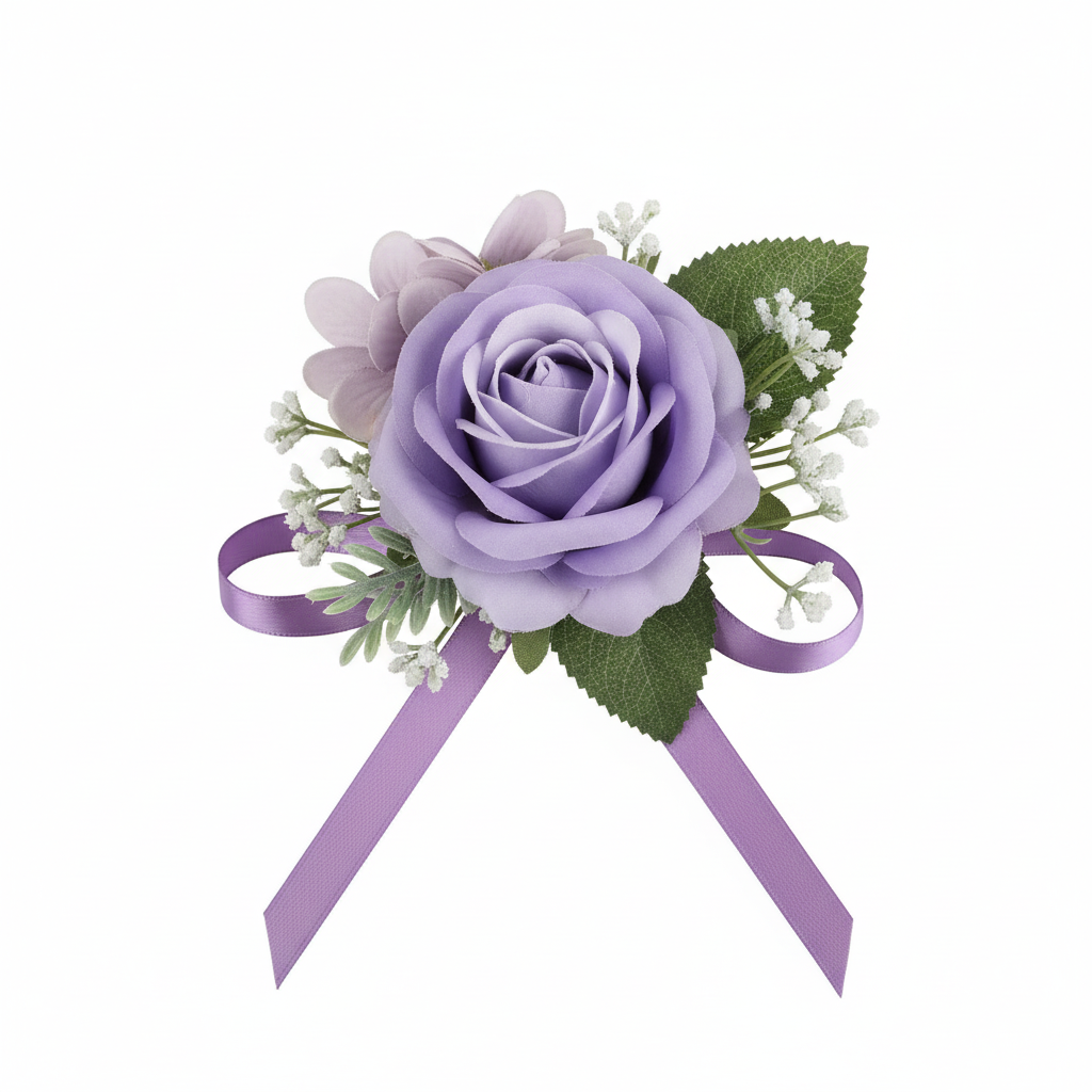 Corsage rose violet