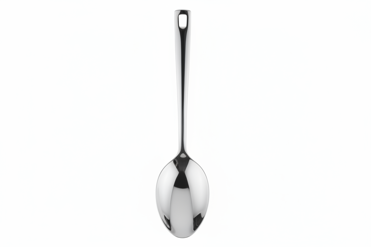 Cuillère de service dorée