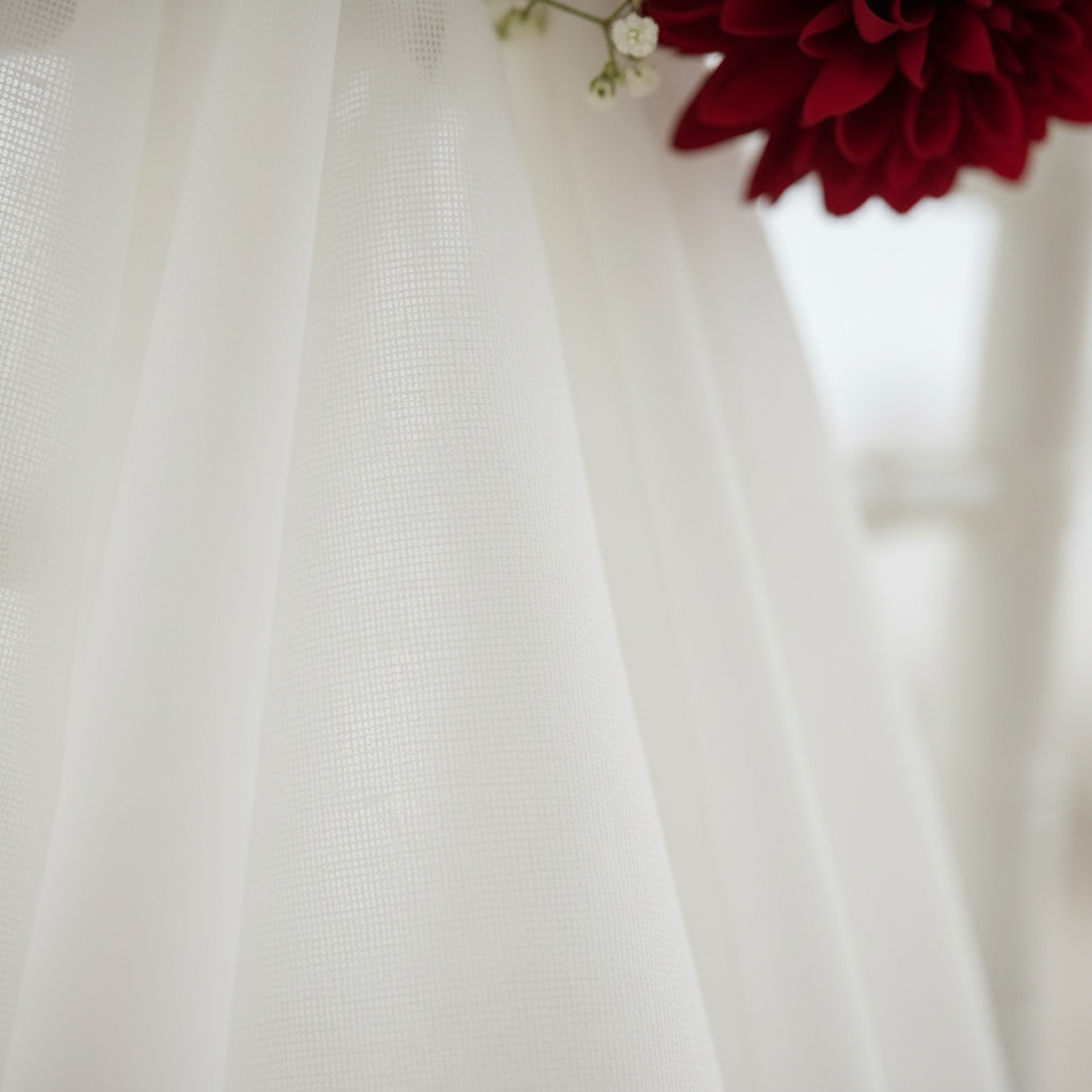 Détail chiffon blanc