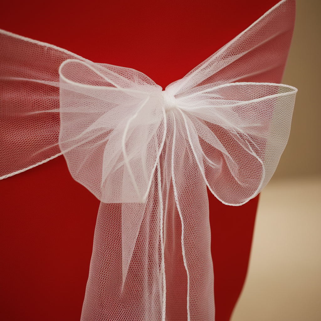 Détail nœud tulle