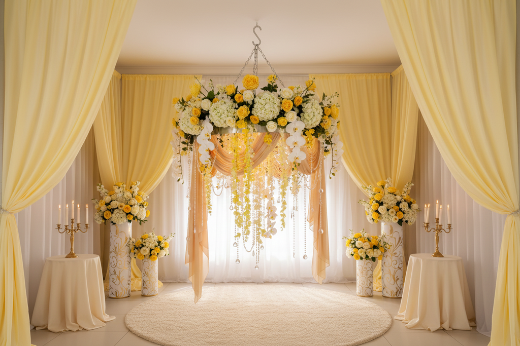 Détail tissu argenté