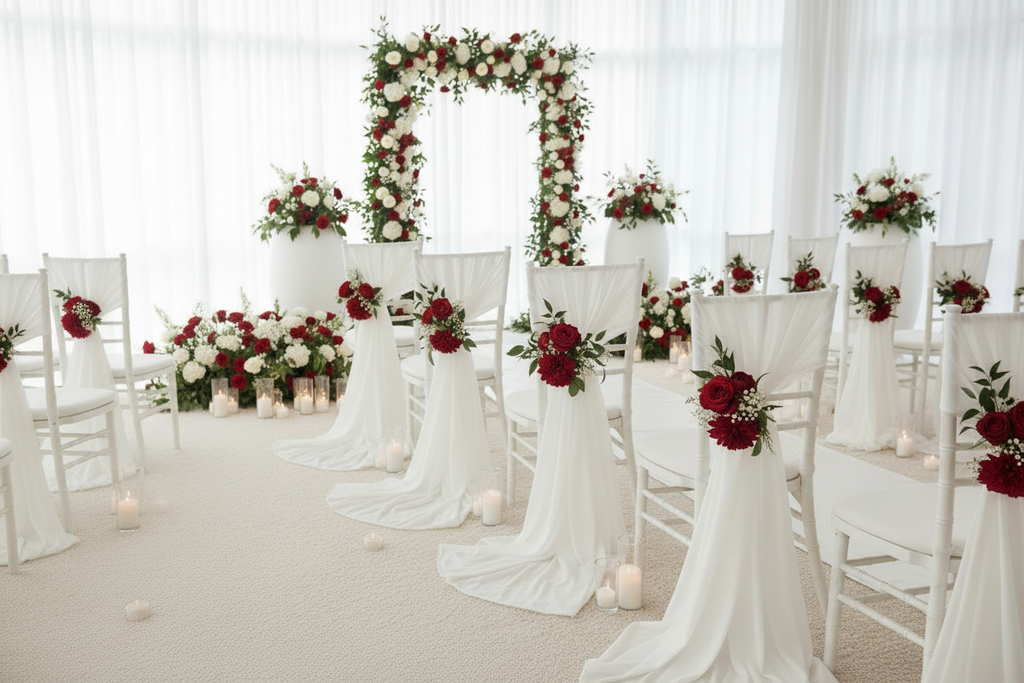 Chiffon Chair Sash - Location | Décor Mariage & Cérémonie