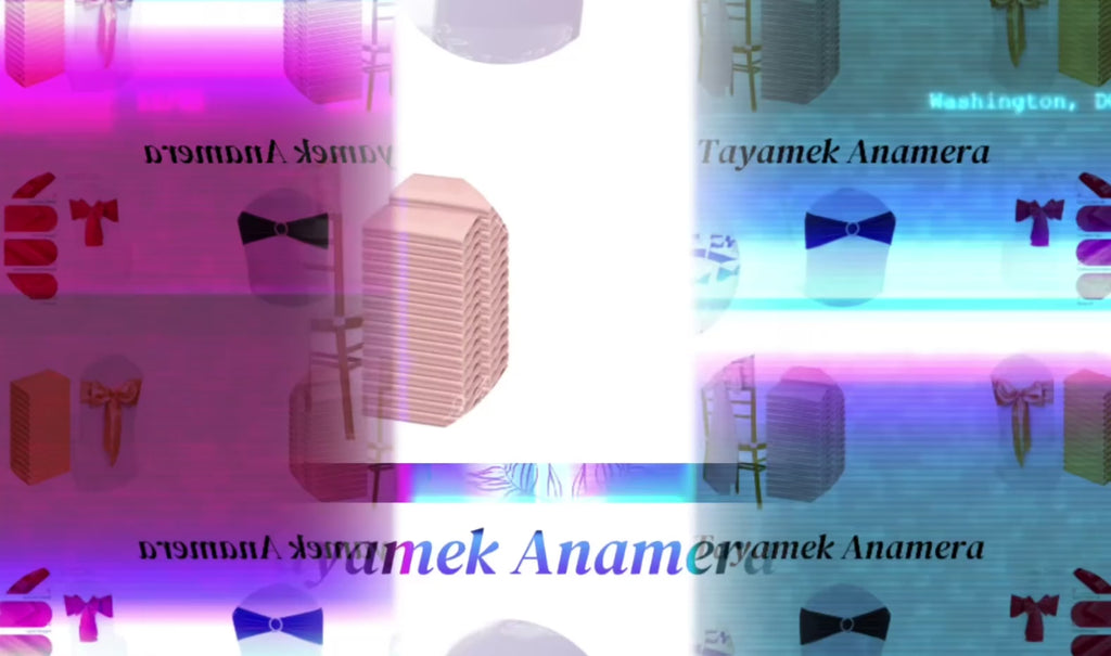 Decorative Ribbons Rental All Colors | Tayamek Anamera Events