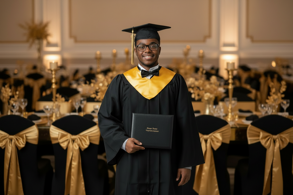 Robe de graduation homme